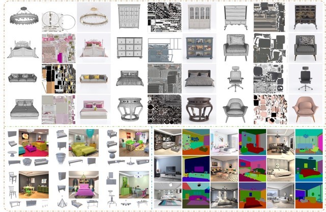 阿里开源大型3D家具数据集 2D物体“秒变”3D模型 
