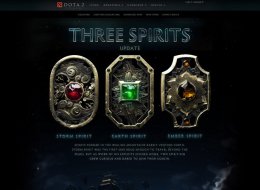 《three spirits》暗黑激烈战斗游戏UI网站