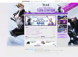 《Tera》3D战斗拟真化游戏UI网站