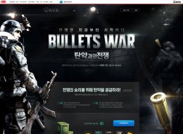 《bullets war》射击战斗游戏UI网站