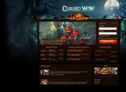 《cursed wow》魔兽争斗游戏UI网站