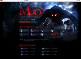 《moon》英雄格斗游戏UI网站